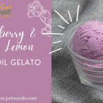Blueberry & Lemon Olive Oil Gelato