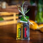 The 2 Pack Sampler Gift Sets of 60 ml bottles of EVOO’s and balsamic