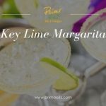 key lime margarita with olive oil