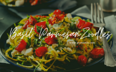 Basil Parmesan Zoodles