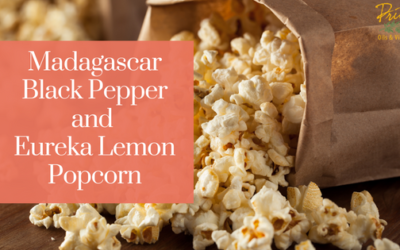 Madagascar Black Pepper and Eureka Lemon Popcorn