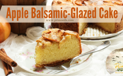 Apple Balsamic-Glazed Cake