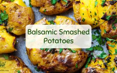 Balsamic Smashed Potatoes