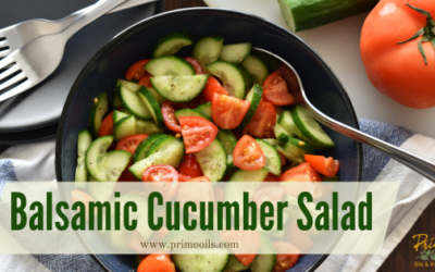 Balsamic Cucumber Salad