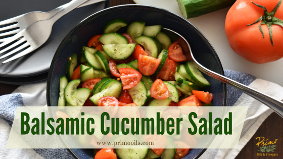 Balsamic Cucumber Salad