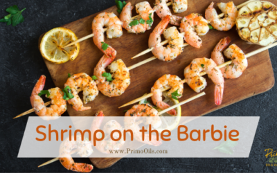 Balsamic Shrimp on the Barbie
