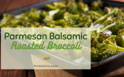 Parmesan Balsamic Roasted Broccoli