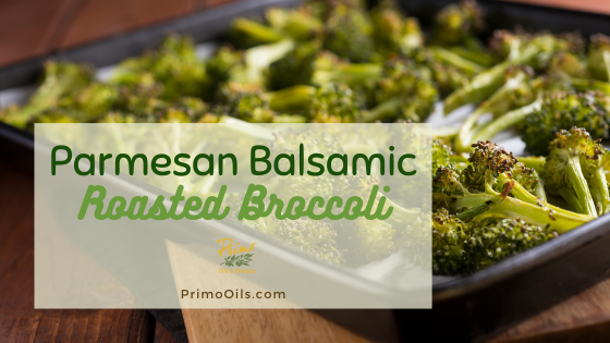 Parmesan Balsamic Roasted Broccoli