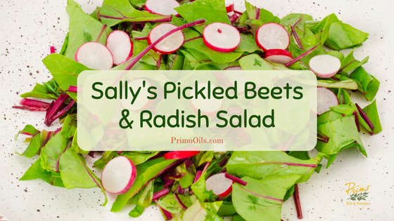 Sally’s Pickled Beets and Radish Salad