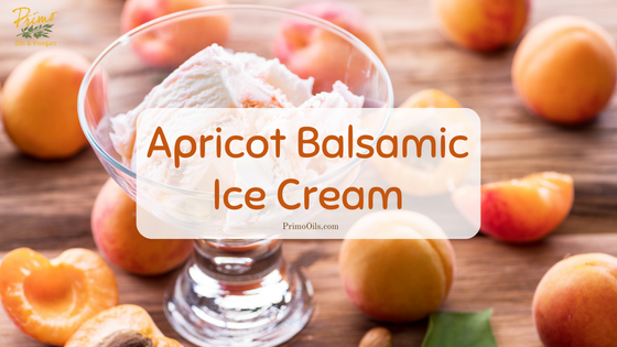 Apricot Balsamic Ice Cream Recipe