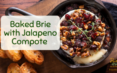 Baked Brie with Jalapeño Compote