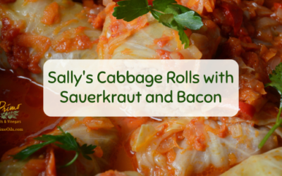 Sally’s Cabbage Rolls with Sauerkraut and Bacon!