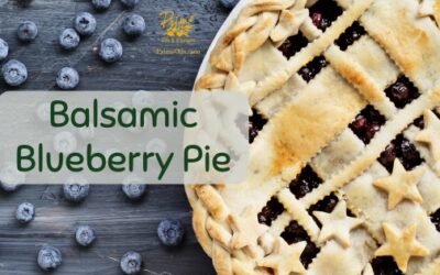 Balsamic Blueberry Pie
