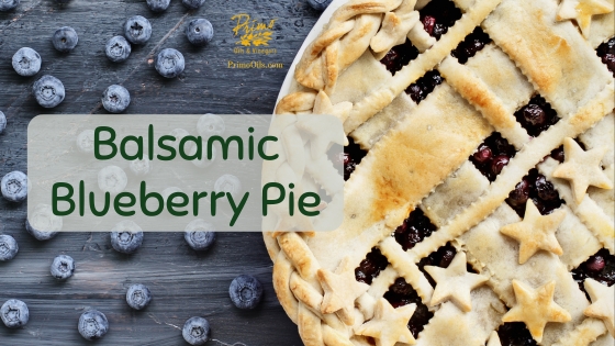 Balsamic Blueberry Pie
