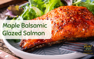 Maple Balsamic Glazed Salmon